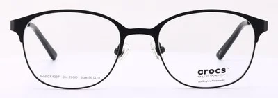 Crocs CF4397 20GD Black Round Unisex Full Rim Eyeglasses Frames 50-18-138 3
