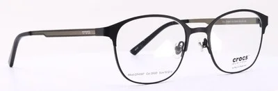 Crocs CF4397 20GD Black Round Unisex Full Rim Eyeglasses Frames 50-18-138 4