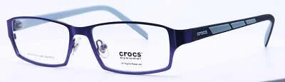 Crocs Eyewear CF336 50BE Blue Mens Rectangle Eyeglasses 52-15-137 B:29