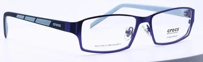Crocs Eyewear CF336 50BE Blue Mens Rectangle Eyeglasses 52-15-137 B:29 3