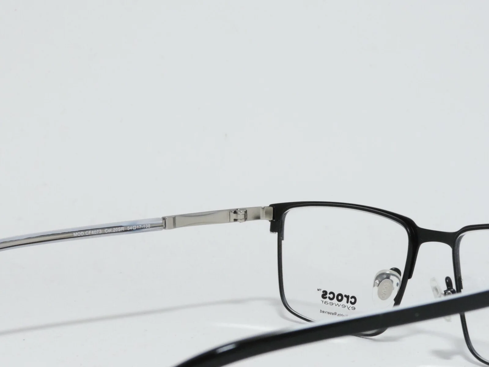 CROCS EYEWEAR MOD.CF4073 FULL RIM EYEGLASS FRAMES COL.20SR BLACK 54-17-138 NEW 4