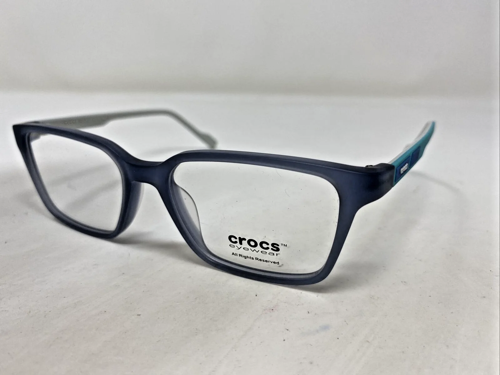 Crocs Eyewear MOD JR106 Col.50GY 47-16-126 Gray Full Rim Eyeglasses Frame 7305