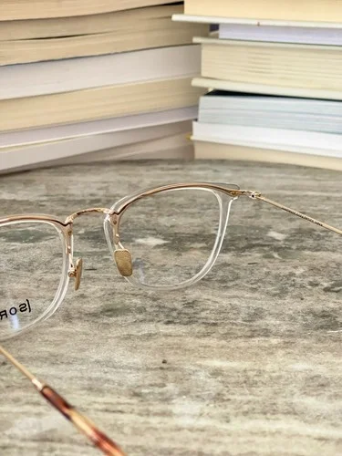 Crystal Clear Women Eyeglasses Square Unisex Frames Optical RX Glasses Japan 3