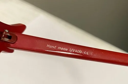 CUSTOM HAND MADE UV400 CAT EYE RED CLEAR GLASSES READERS 1.5 1.75 4