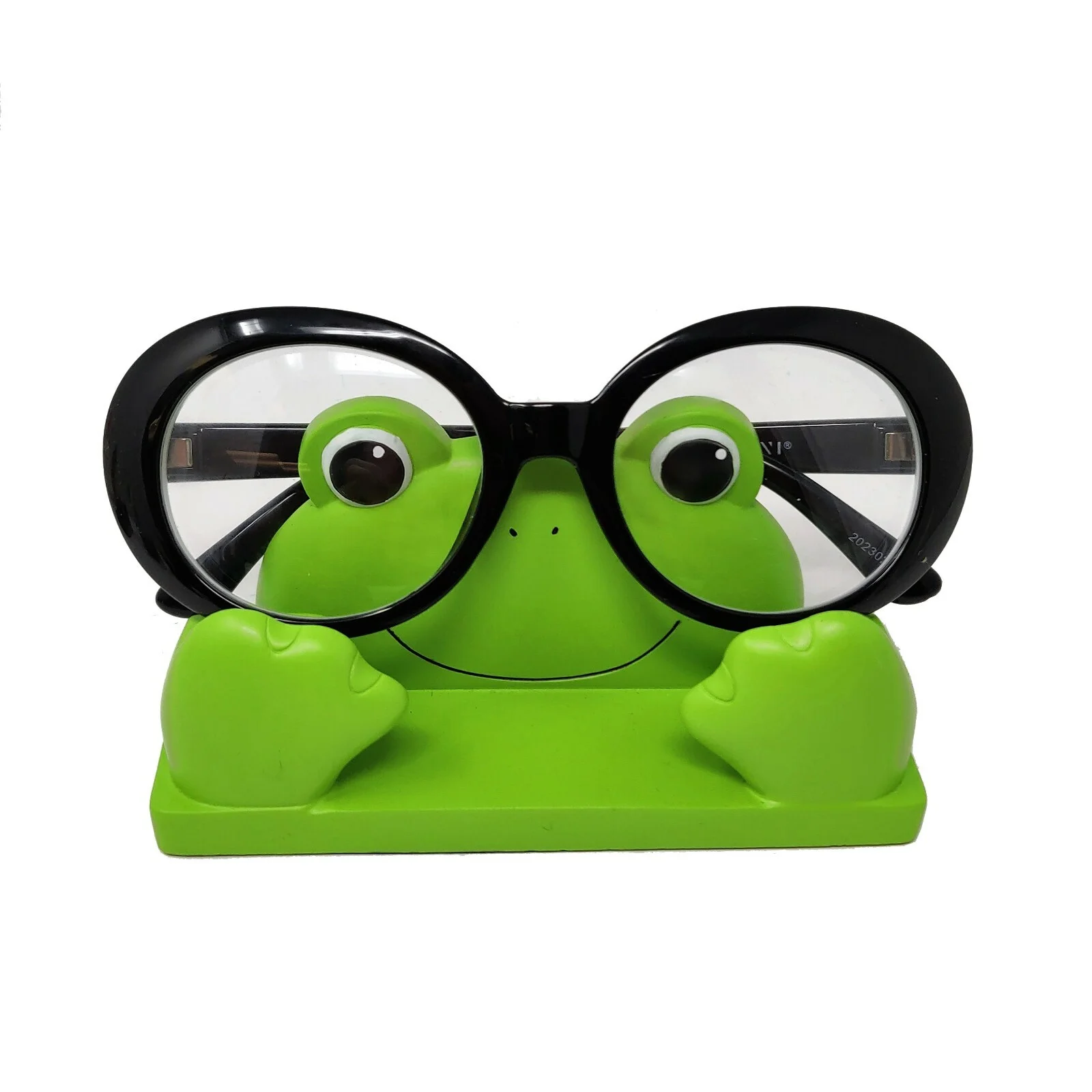 Cute Frog Eyeglass Display Stand Desktop Tabletop Organizer Holder Kids Adults 3