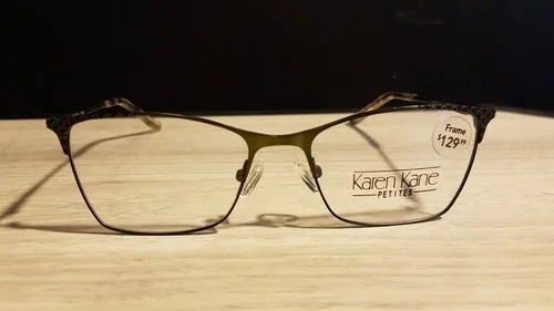 Cute Karen Kane Petites Sweet Orange Olive KARIMA 49 16-135 Eyeglass Frames 3