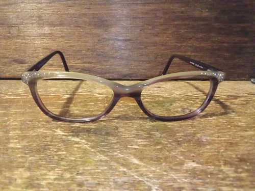 Cute Purple Gemstone Phoebe Couture P291 Eyeglass Frames No Lenses 52 16 140 HM 2