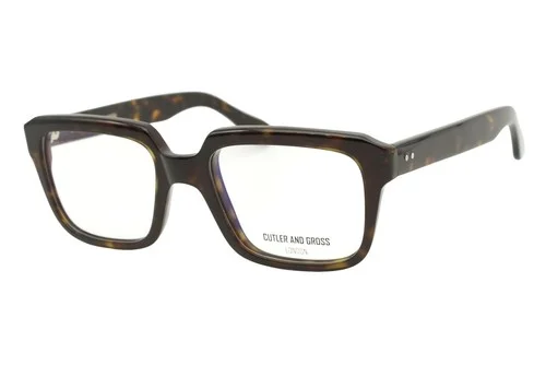 Cutler And Gross CG 1289 006 Tortoise Shell Unisex Eyeglasses 54-20-150 W/Case