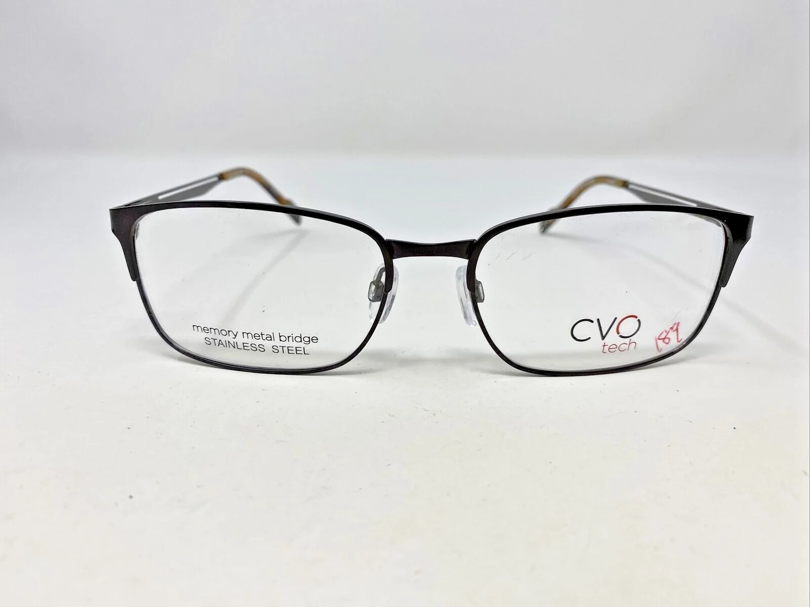 CVO tech Eyeglasses Frames M3028 56-17-145 Espresso Brown Full Rim GQ97