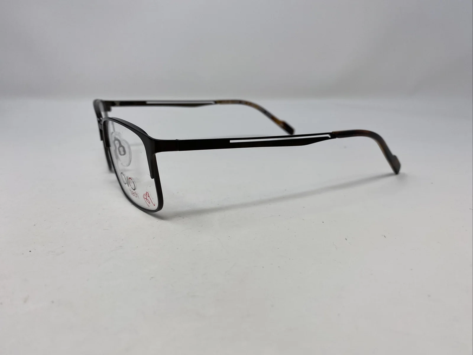 CVO tech Eyeglasses Frames M3028 56-17-145 Espresso Brown Full Rim GQ97 2