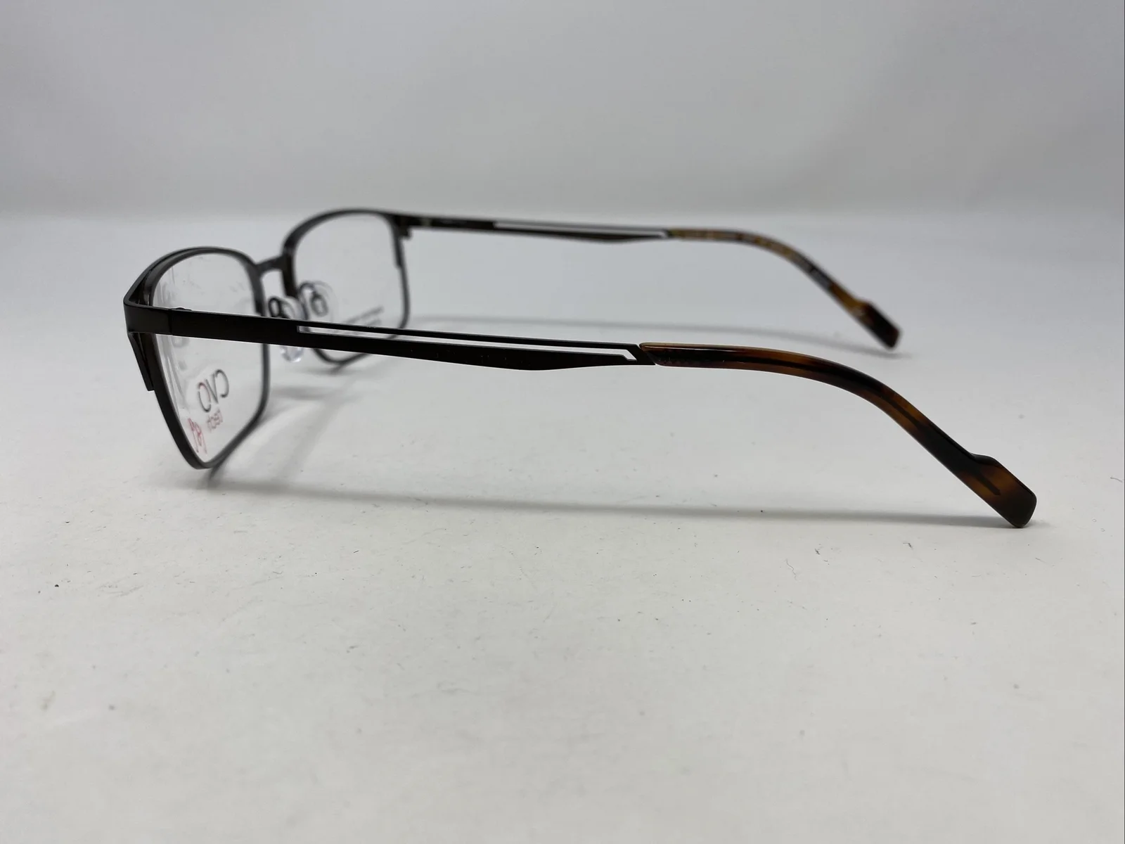 CVO tech Eyeglasses Frames M3028 56-17-145 Espresso Brown Full Rim GQ97 3