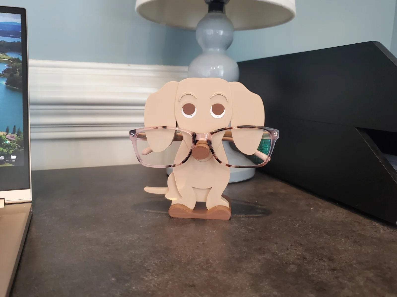 Dachshund Eyeglasses Holder, Dotson Glasses Stand, Dachshund Birthday Gift Idea 3