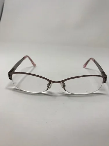 daisy fuentes Eyeglass Frames Estelle-118 Rose Gold 51-18-135 Half Lens W664 3