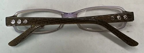 Daisy Fuentes Girls Eyeglass Frames DFPEACE410-091 in Lilac Purple 52-16-135mm 3