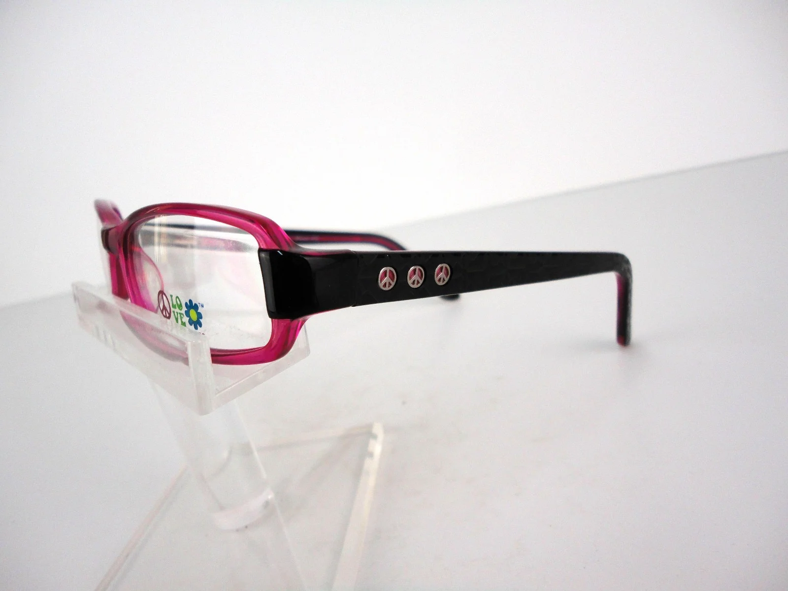 Daisy Fuentes Peace by Zylowear (130) Berry Black 52 x 16 135 mm Eyeglass Frames 4