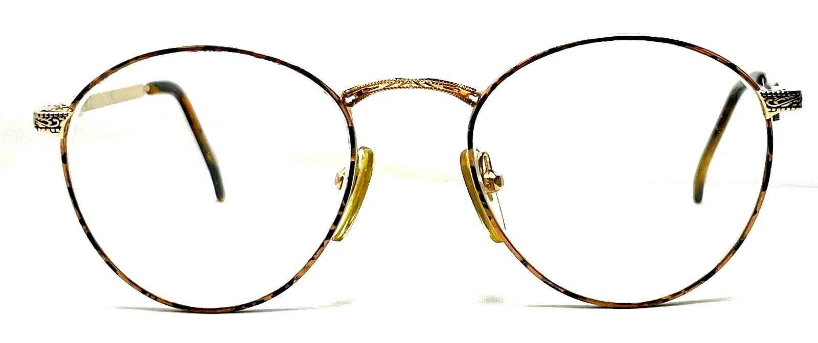 DAKOTA SMITH 133 HOUSTON 3795 Gold Metal Round Tortoise Eyeglasses Frames 3