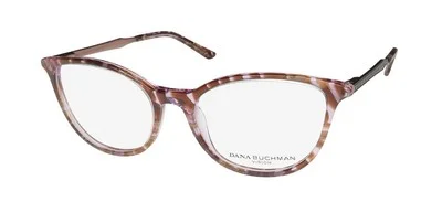DANA BUCHMAN ANGELA CAT EYE STRIPED PATTERN FULL-RIM CUTE EYEGLASS FRAME/GLASSES