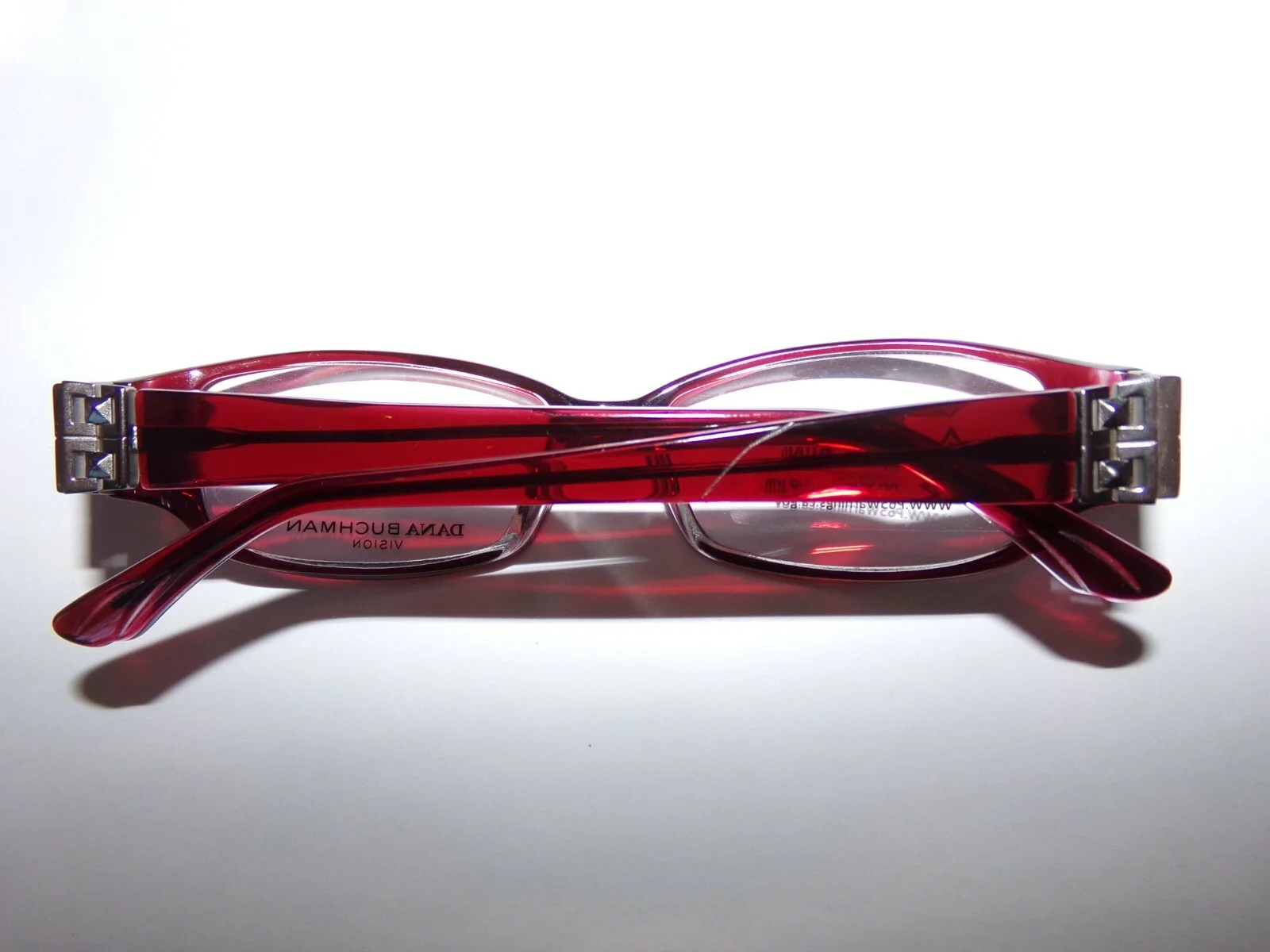 DANA BUCHMAN Eyeglass Frame ENCINO Crimson Stylish Plastic Full Rim NEW
