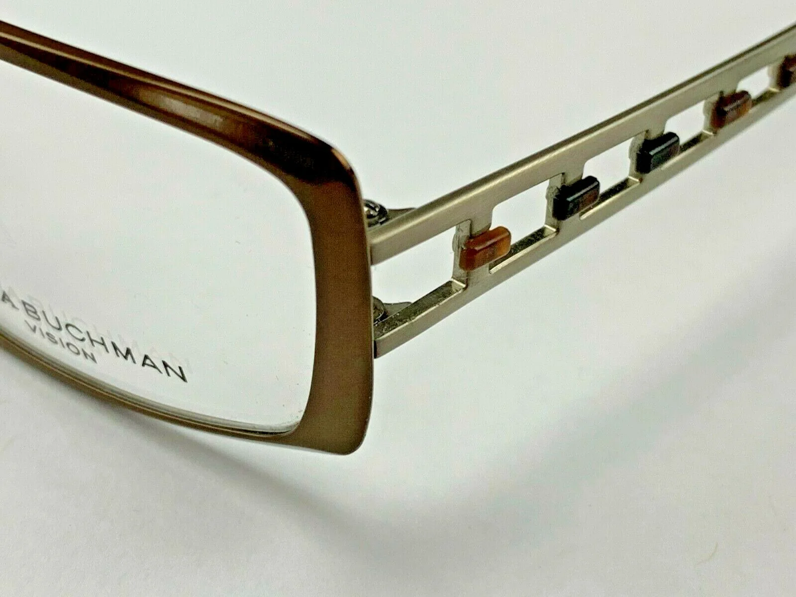 Dana Buchman Eyeglass Frames 53-18-135mm Delta Brown 3