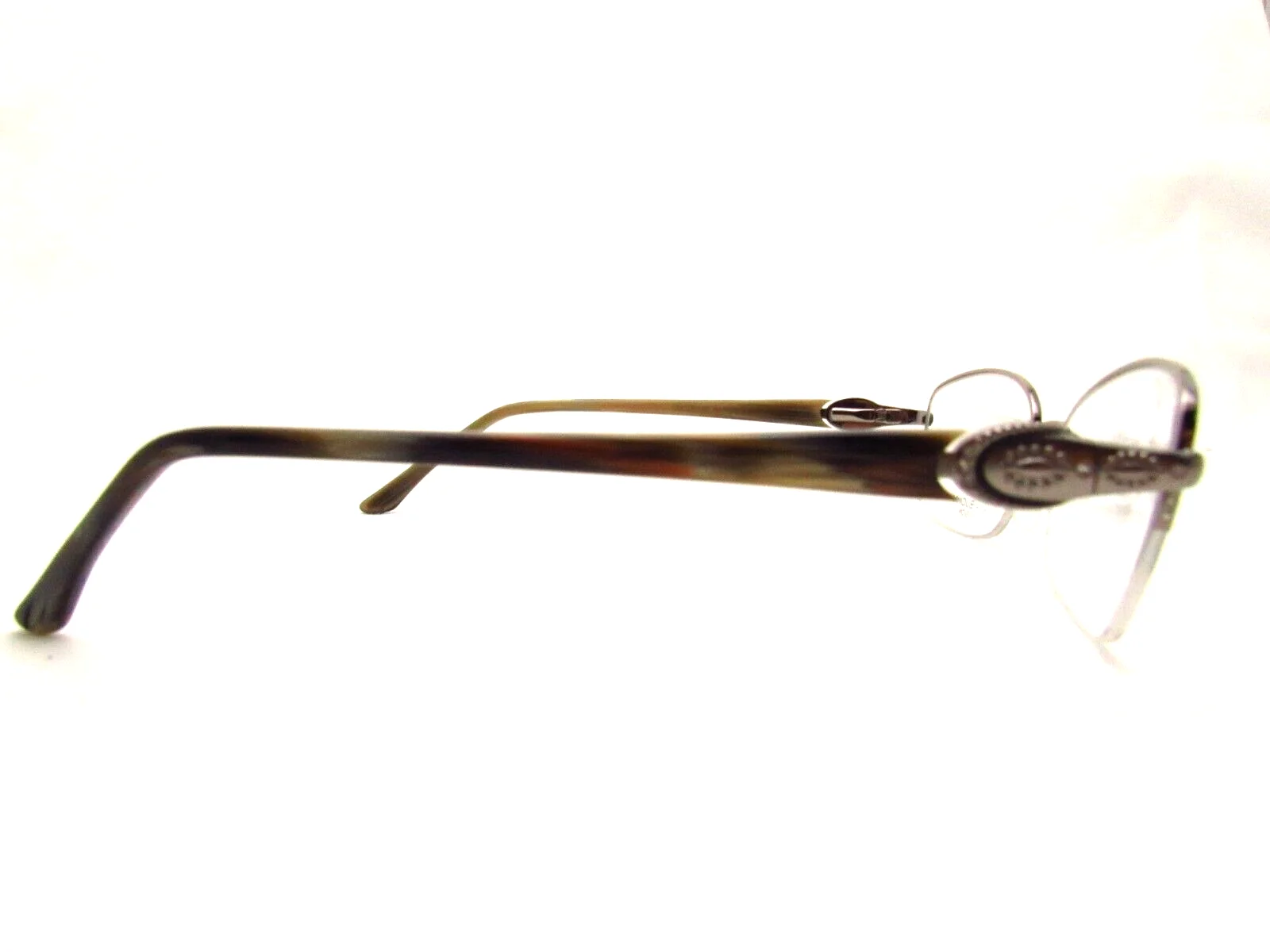 Dana Buchman Rane Gunmetal 54 18 x 140 Eyeglass Frame and Slip In Case 2