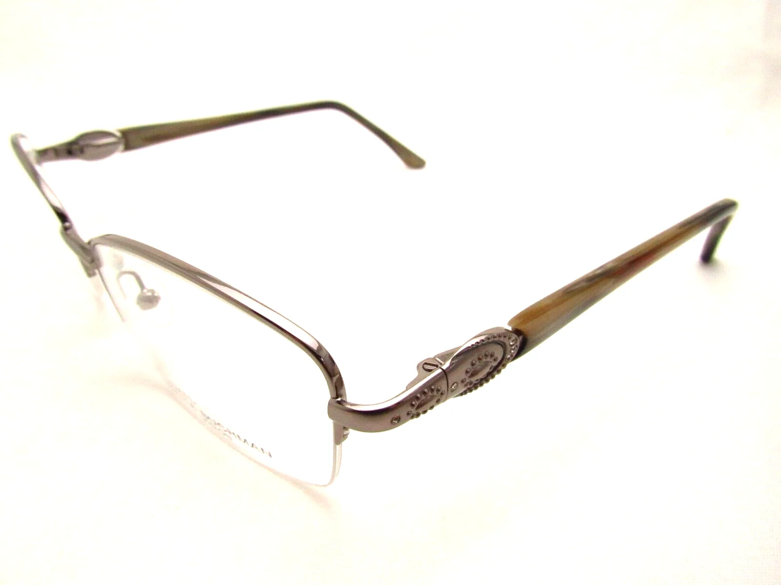 Dana Buchman Rane Gunmetal 54 18 x 140 Eyeglass Frame and Slip In Case 3