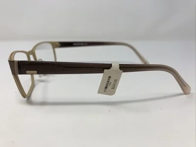 DANISH DESIGN Eyeglasses Frames if8333-788 55-17-140 Gold/Brown Full Rim UO26 3