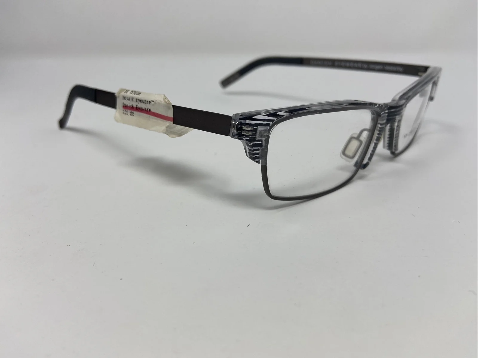 DANISH EYEWEAR Eyeglasses Frames 783A 9420 52-18 Gunmetal/Black Full Rim VN22 4