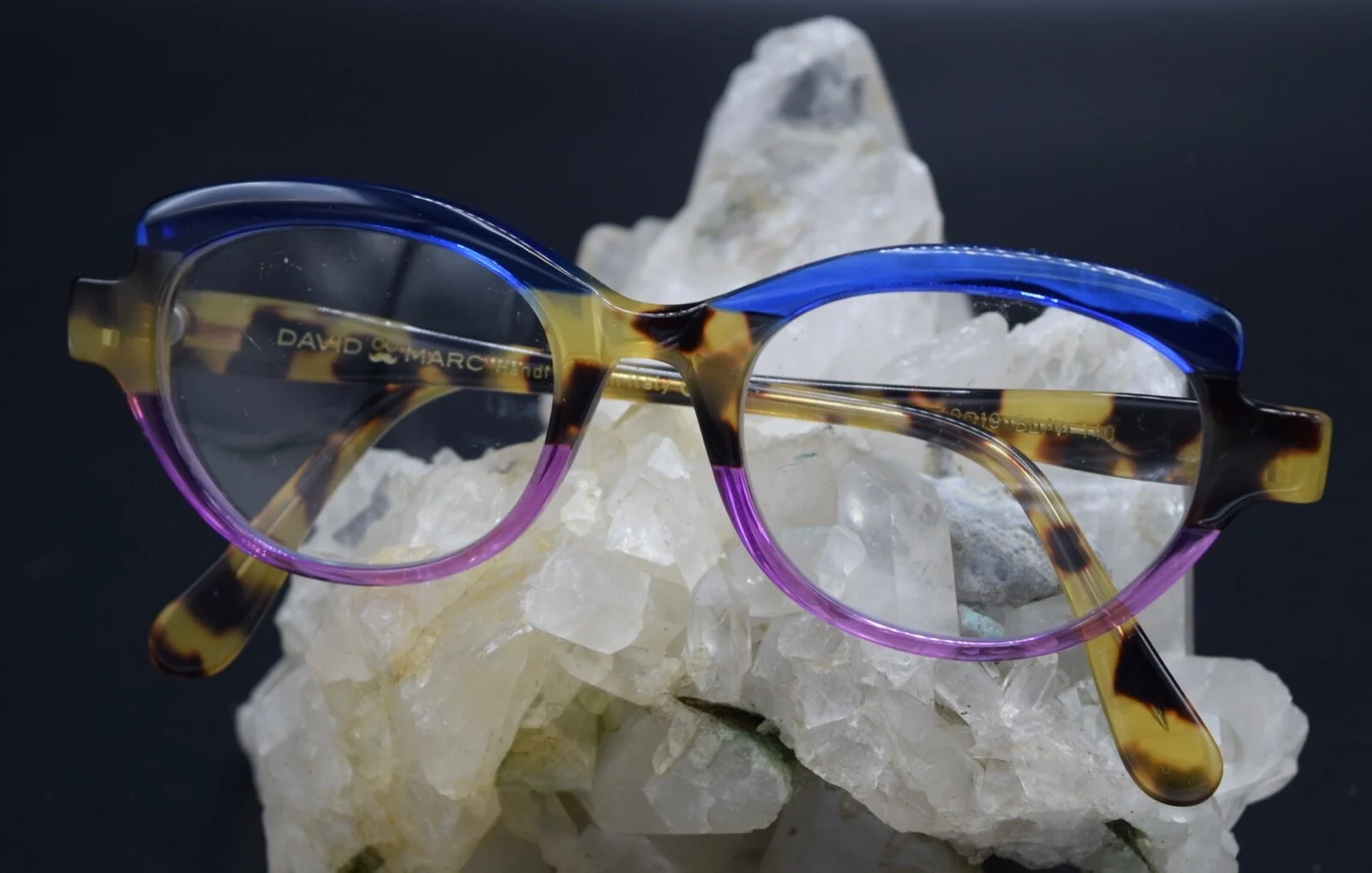 David Marc Made in Italy AVANT GARDE Eyeglass Frames Vintage Rachel Cat Eye 3