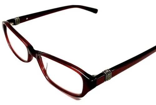 DAVID YURMAN DY030 06 SS Garnet Sterling Silver 52-16-135 Eyeglasses Frames Only 3