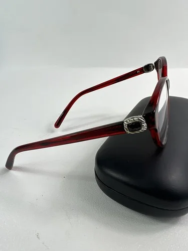 David Yurman DY116 Real 925 Silver Black Frame Sunglasses 06SS/SQ 54-15-135 2