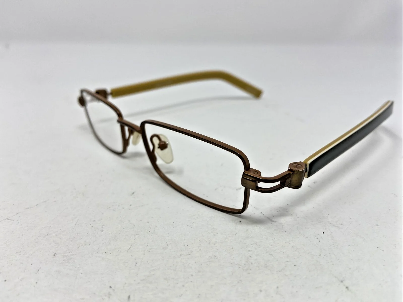 DB4K Europa Flash COL.01 46-16-125 Light Brown Full Rim Eyeglasses Frame ZM91