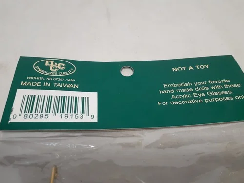 DC&C Craft Pair Eyeglasses 3-1/4 2