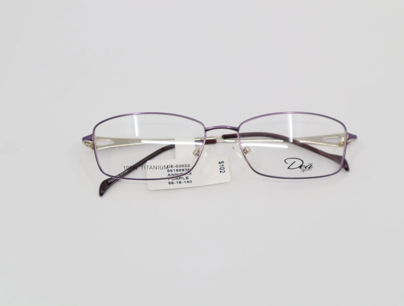 DEA Eyewear DE-02022 Annie 56-16-140 Womens Purple Full Rim Eyeglass Frame 2