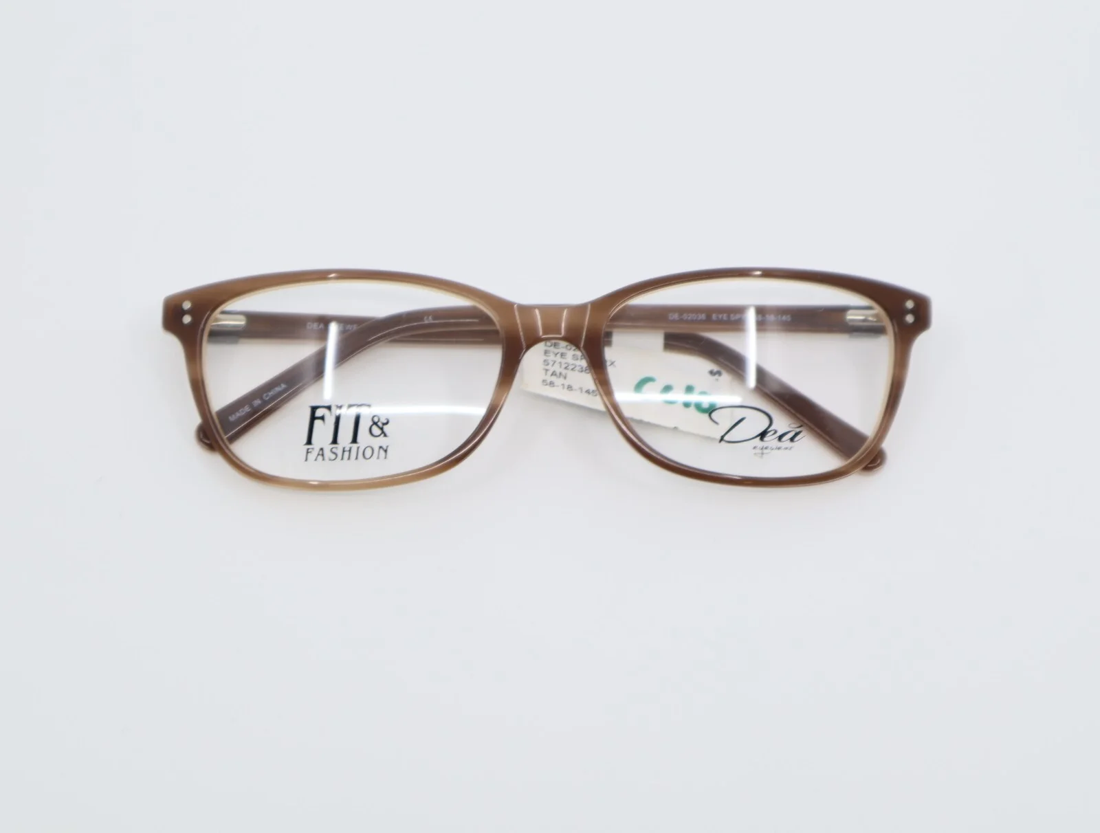Dea Eyewear DE 02036 Eye Spy 58-18-145 Womens Brown Full Rim Eyeglass Frame 2