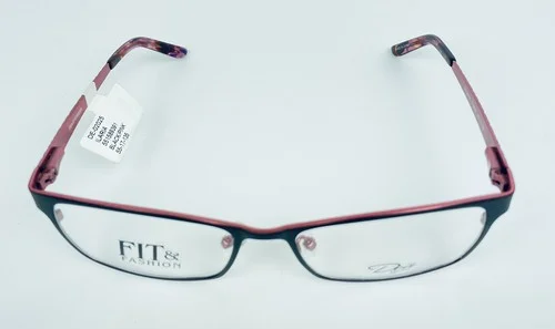 Dea ILaria RX Frames DE-02025 Eyeglasses Black/Pink 55-17-135 MSRP $102 BNWT 4