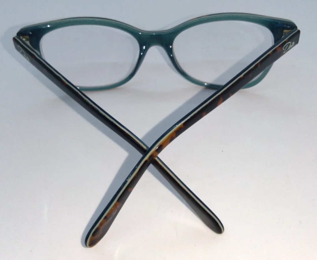 Dea NORA Eyeglass Frames DE-02024 Tortoise on Blue 54-17-135 3