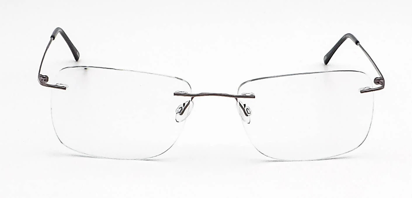 deadstock miu miu titanium small rimless eye glasses frames vintage purples