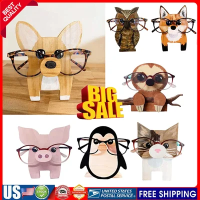Delicate Animal Eyeglasses Holder Glasses Sunglasses Stand Display Case Rack USA