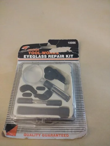 Deluxe Eye Glasses Repair Kit With Magnifying Glass & Eyeglass Tools.