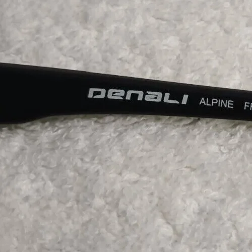 DENALI ALPINE MATTE BLACK/NEON 55-18-145 NEW WITH TAGS OPTICAL FRAME #566 3
