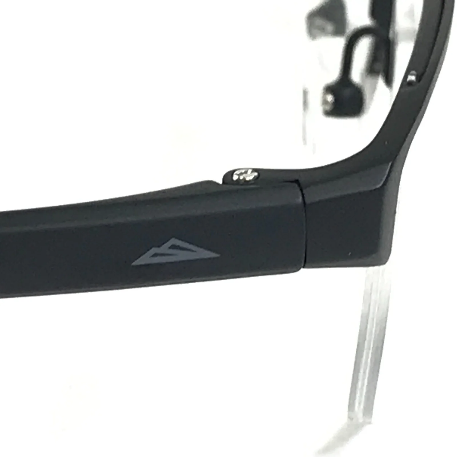 Denali Eyeglasses Frames CLIFF MBLACK/GREY Black Rectangular Half Rim 54-17-150 4