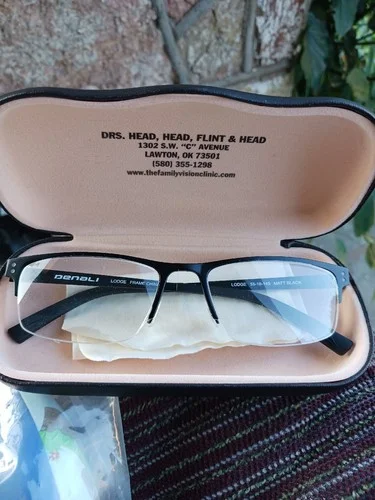 Denali Lodge Matt Black Eyewear Frame 55-18-145
