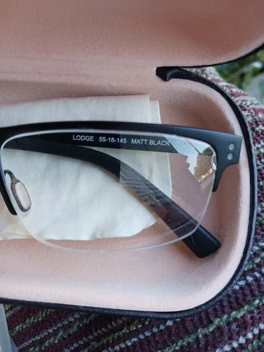 Denali Lodge Matt Black Eyewear Frame 55-18-145 2