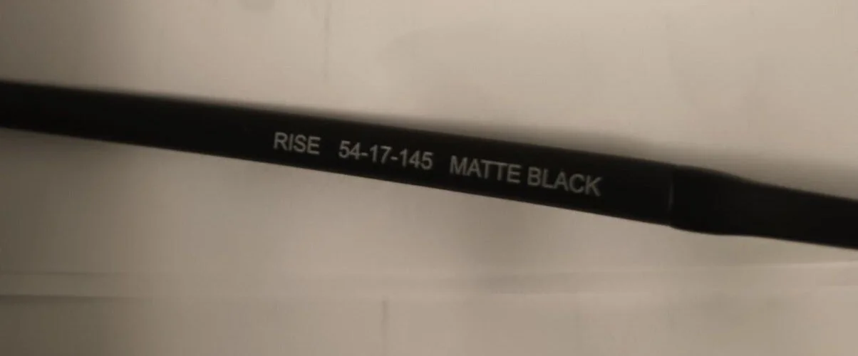 DENALI RISE MATTE BLACK 54-17-145 NEW WITH TAGS OPTICAL FRAME #69 4