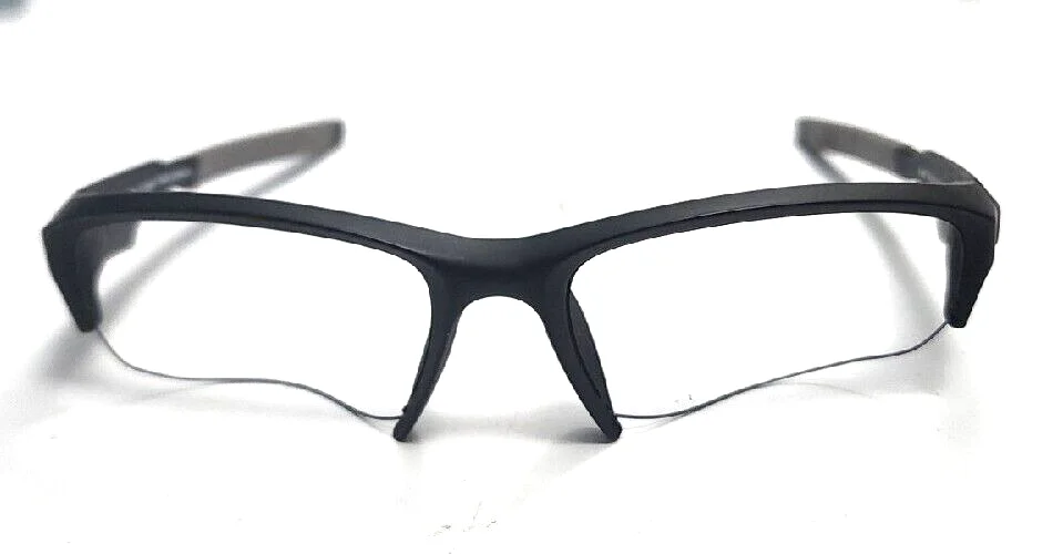 Denali Summit Black Gray Wrap Sunglasses Frame Only 58-18-135 2