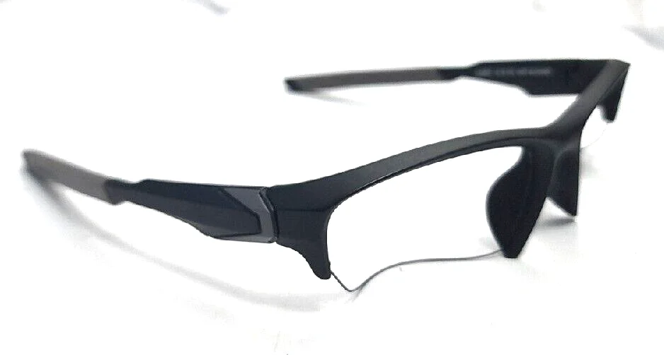 Denali Summit Black Gray Wrap Sunglasses Frame Only 58-18-135 3