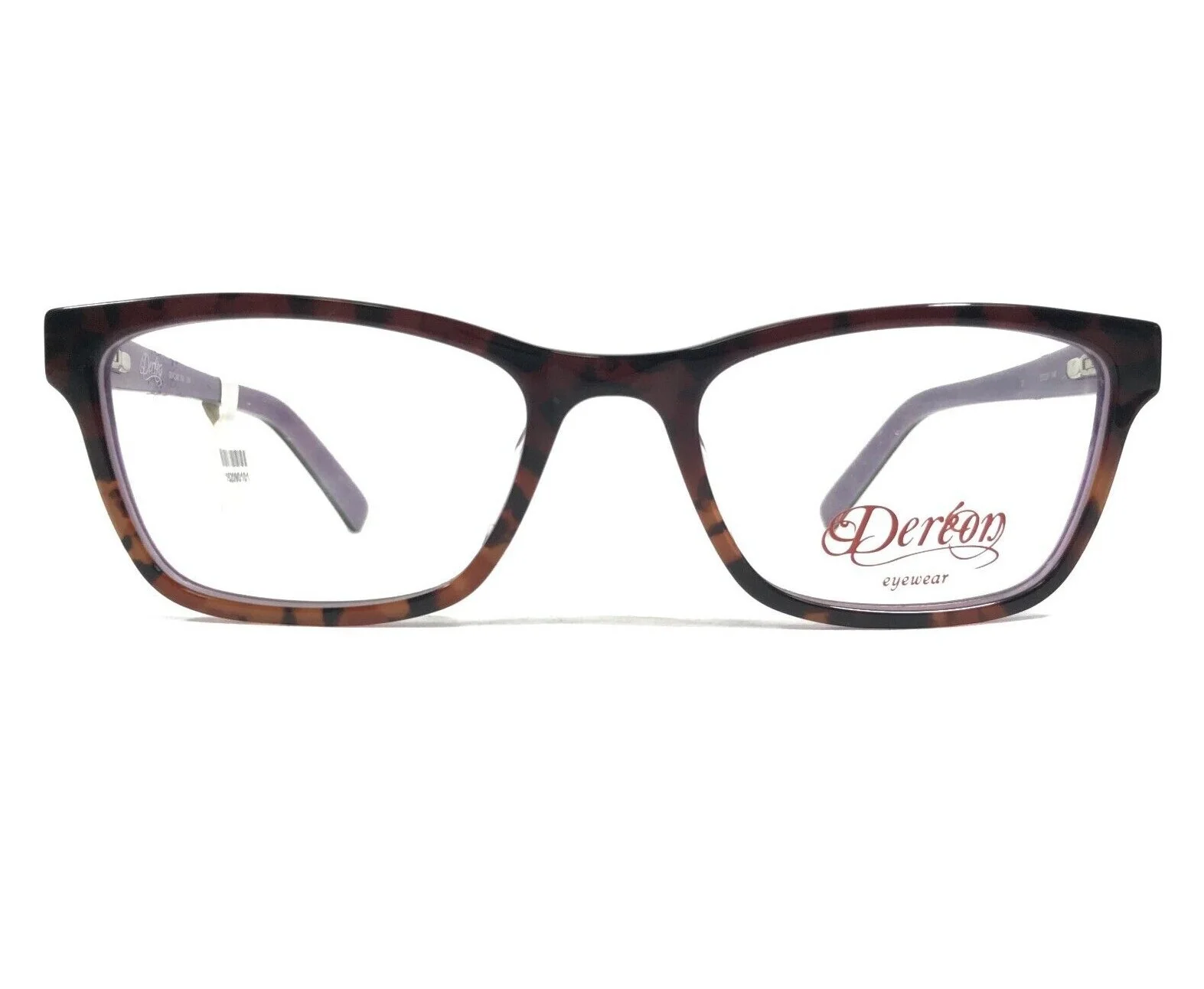 Dereon DOC280 505 Eyeglasses Frames Purple Tortoise Square Full Rim 53-19-140