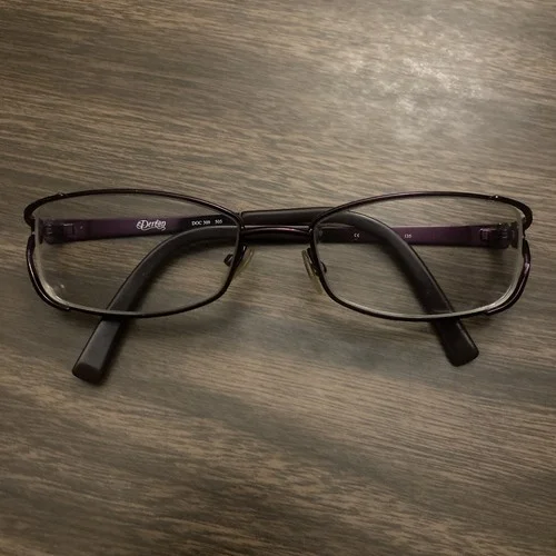 DERTON DOC309 505 Eyeglasses Frame Womens 52-18-135 Dark Purple