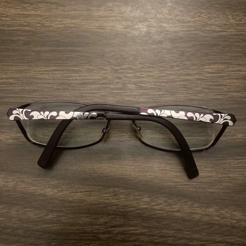 DERTON DOC309 505 Eyeglasses Frame Womens 52-18-135 Dark Purple 2