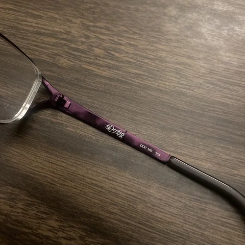 DERTON DOC309 505 Eyeglasses Frame Womens 52-18-135 Dark Purple 4